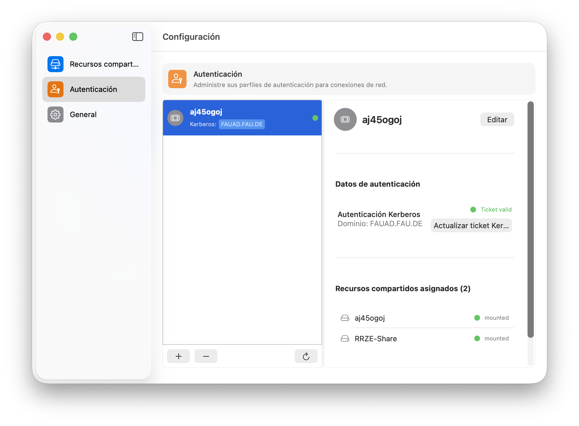 Configuraciones